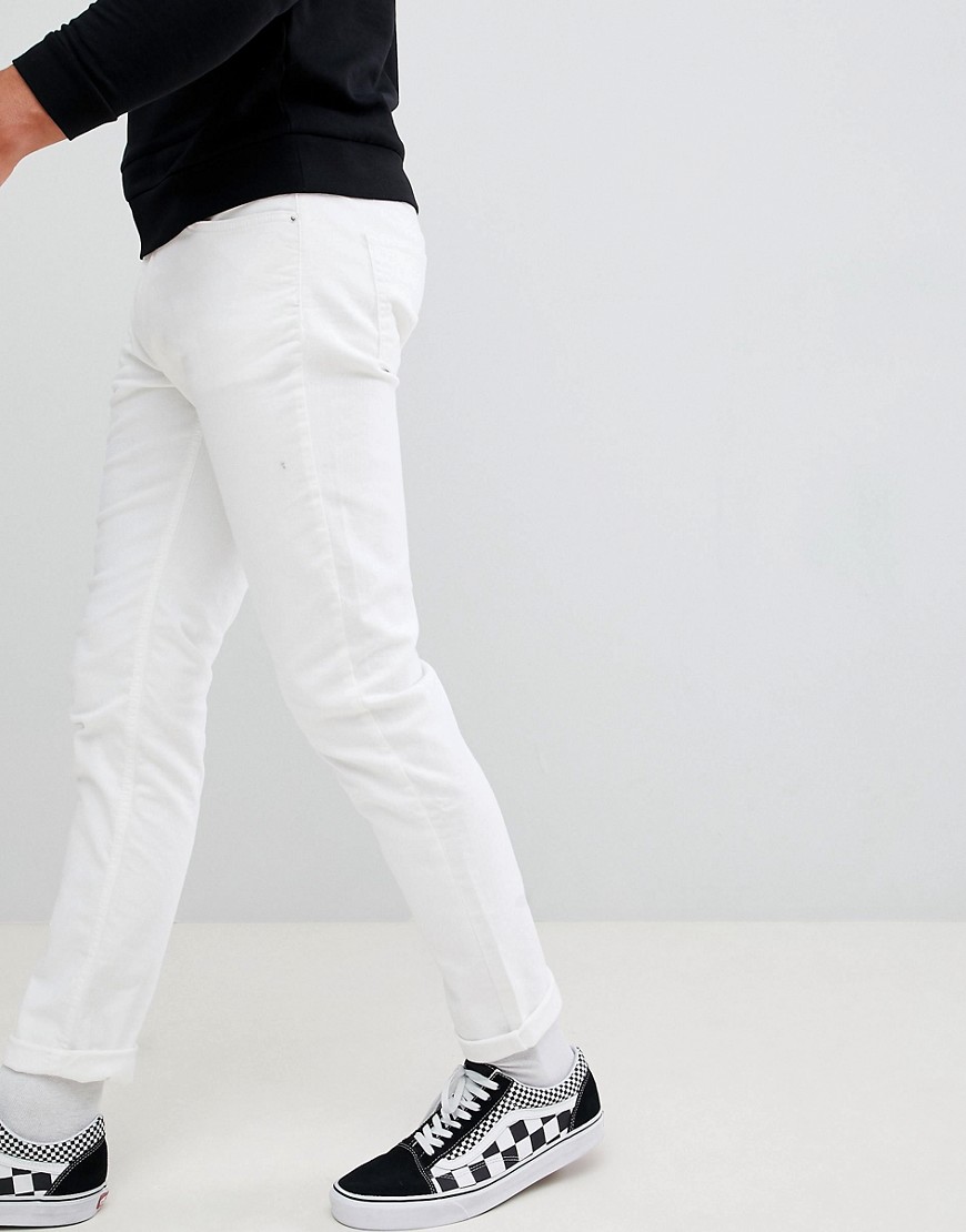 Brooklyn Supply Co skinny jeans in white