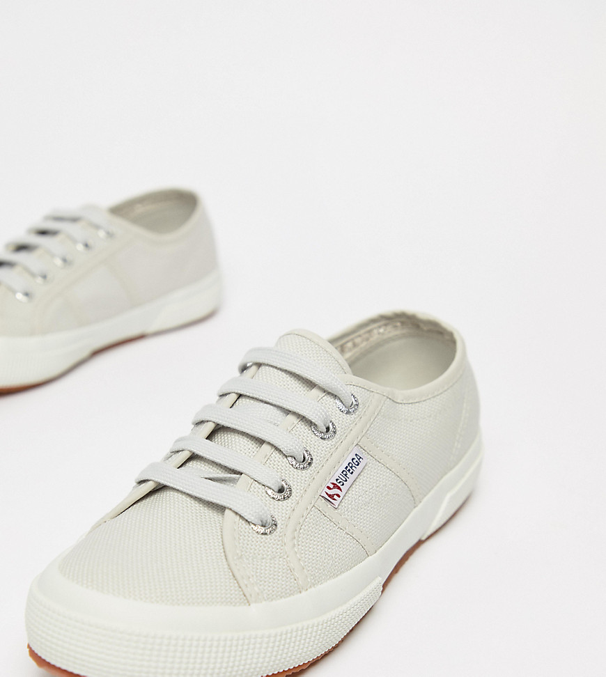 Superga 2750 Canvas Trainers In Grey - Grey vapour
