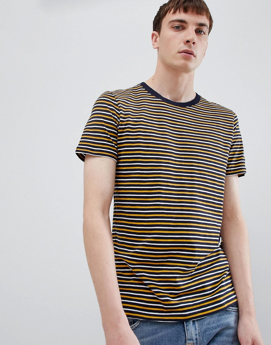 Selected Homme fine stripe t-shirt