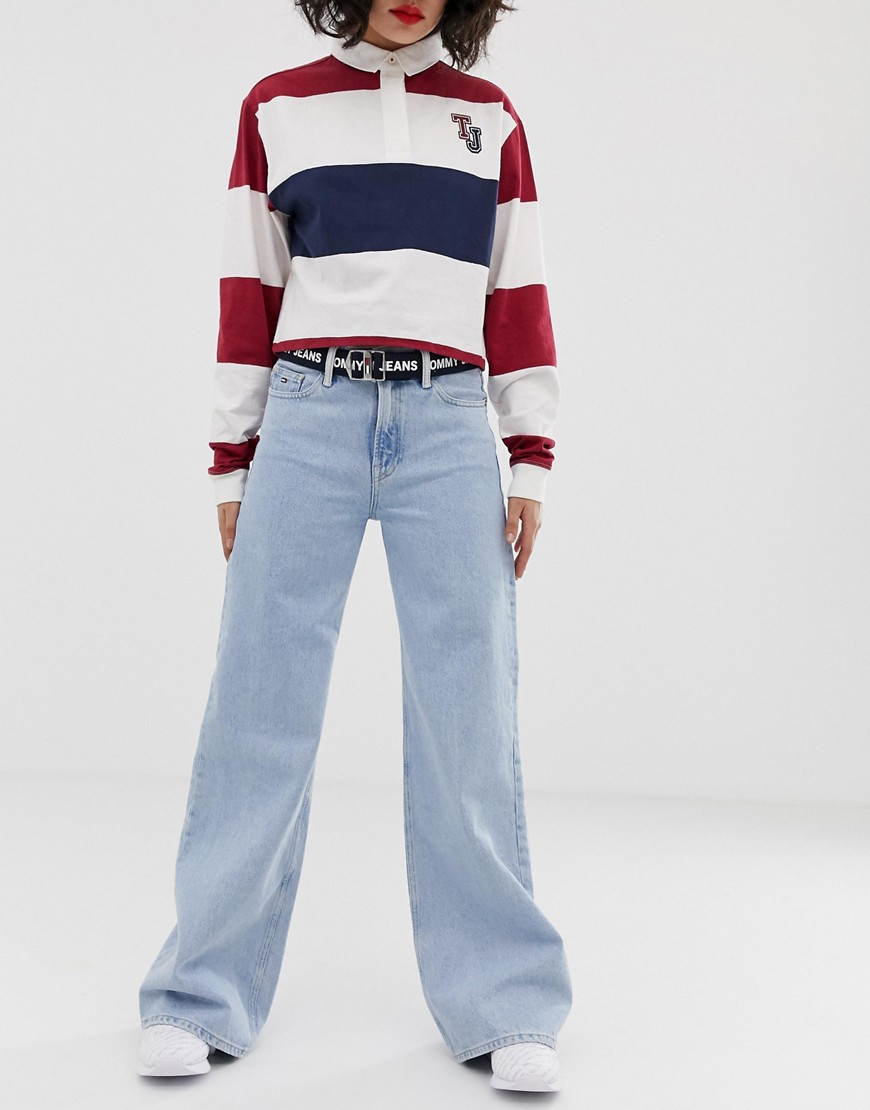 Tommy Jeans high rise wide flared jeans