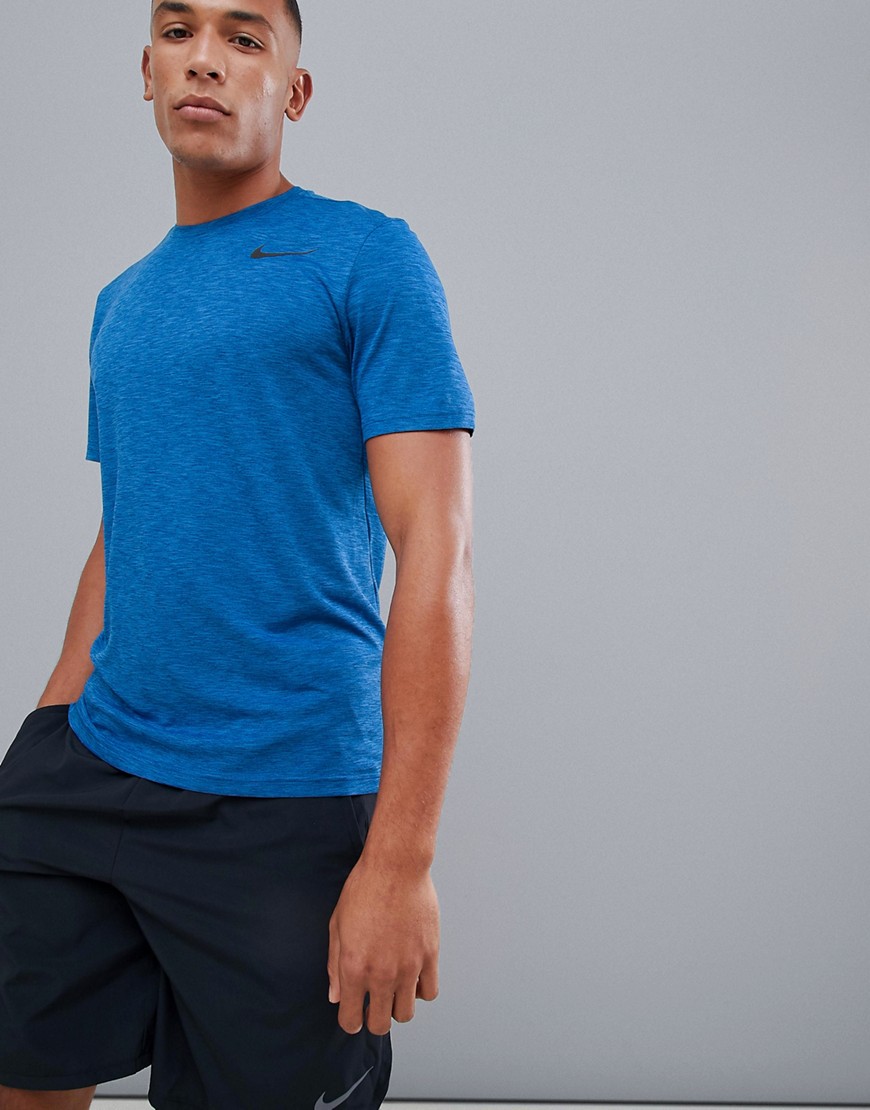 Nike Training Breathe Hyperdry T-Shirt In Blue 832835-403 - Blue