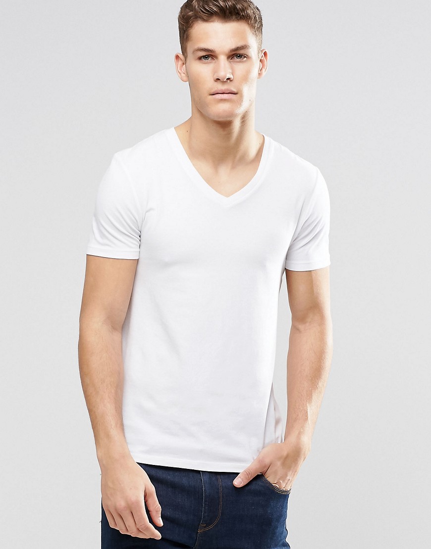 ASOS Muscle Fit T-Shirt With V Neck And Stretch | Gay Times UK | £4.00
