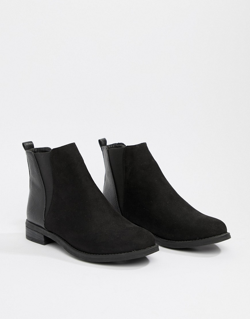 Lipsy Flat Ankle Chelsea Boot