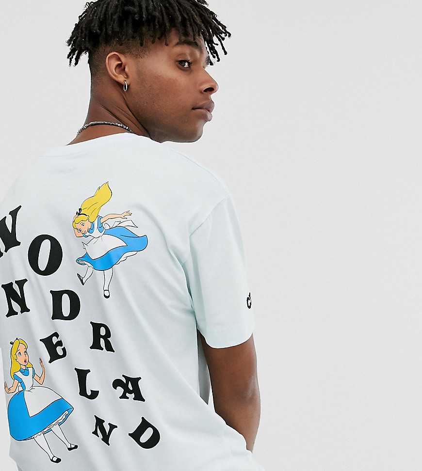Crooked Tongues Disney Alice In Wonderland oversized t-shirt in blue