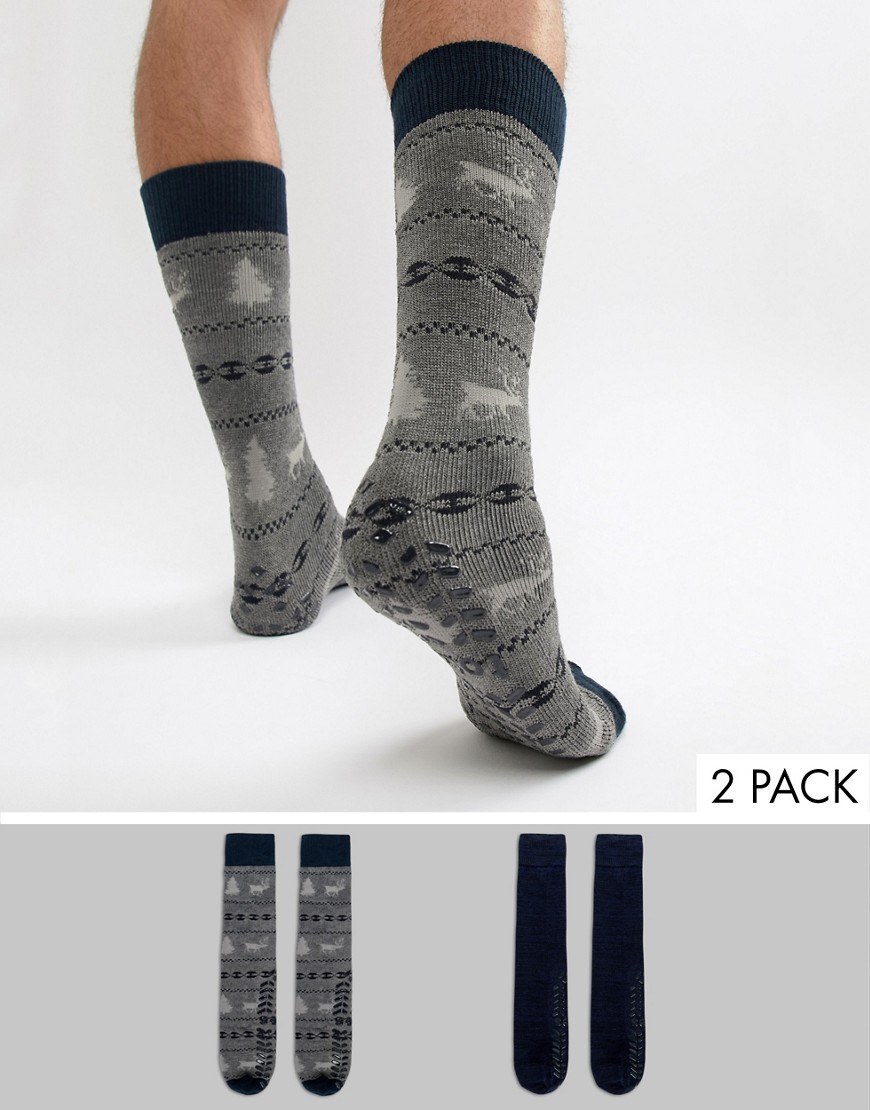 Totes Mens Twin Pack Socks