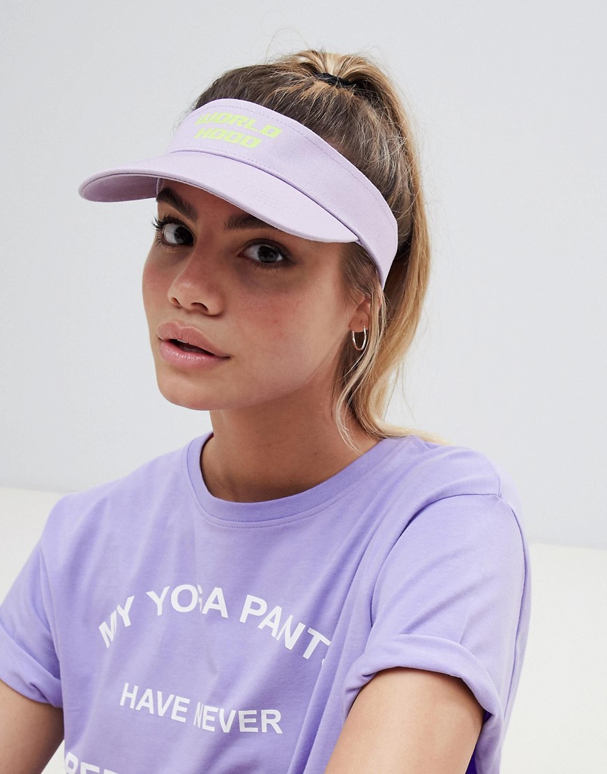 Haus by Hoxton Haus hood visor in lilac