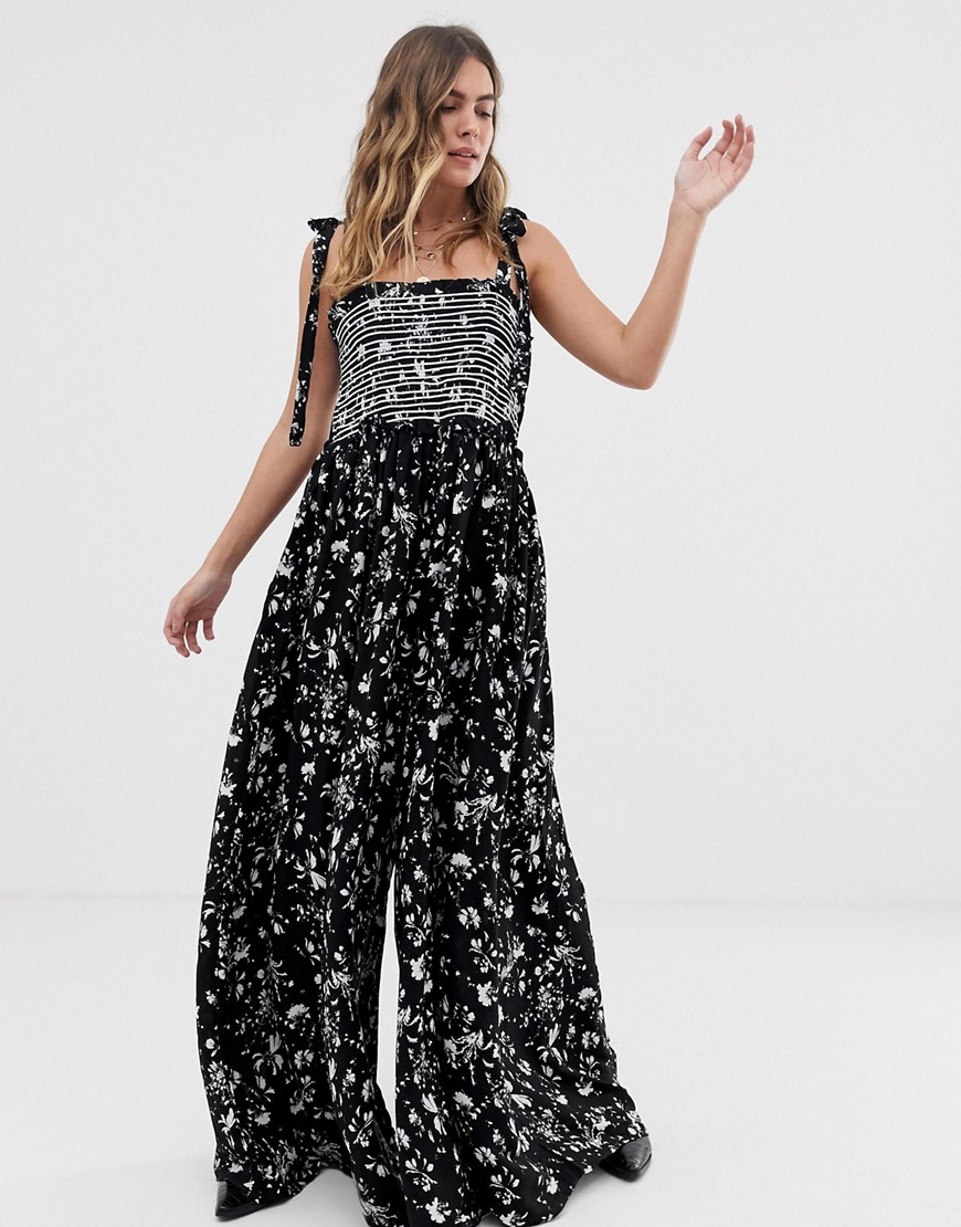 Free People Color My World printed jumpsuit