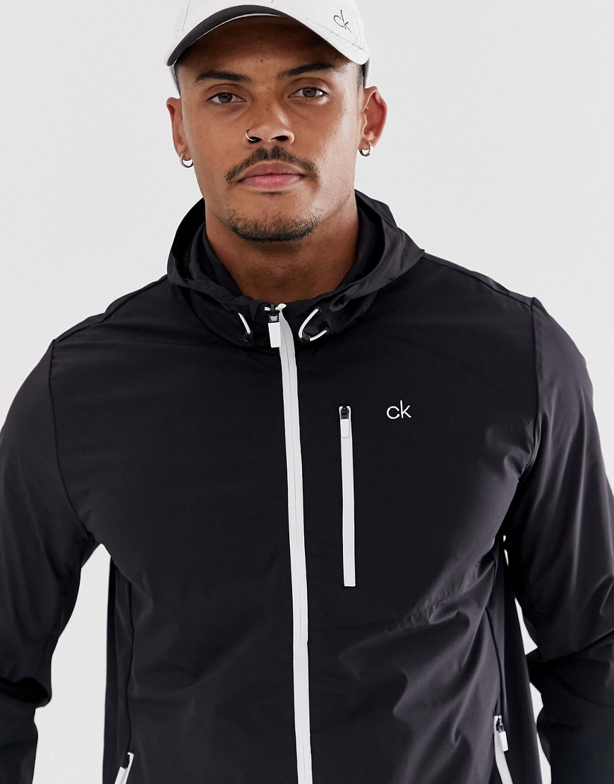 Calvin Klein Golf ultra lite jacket in black