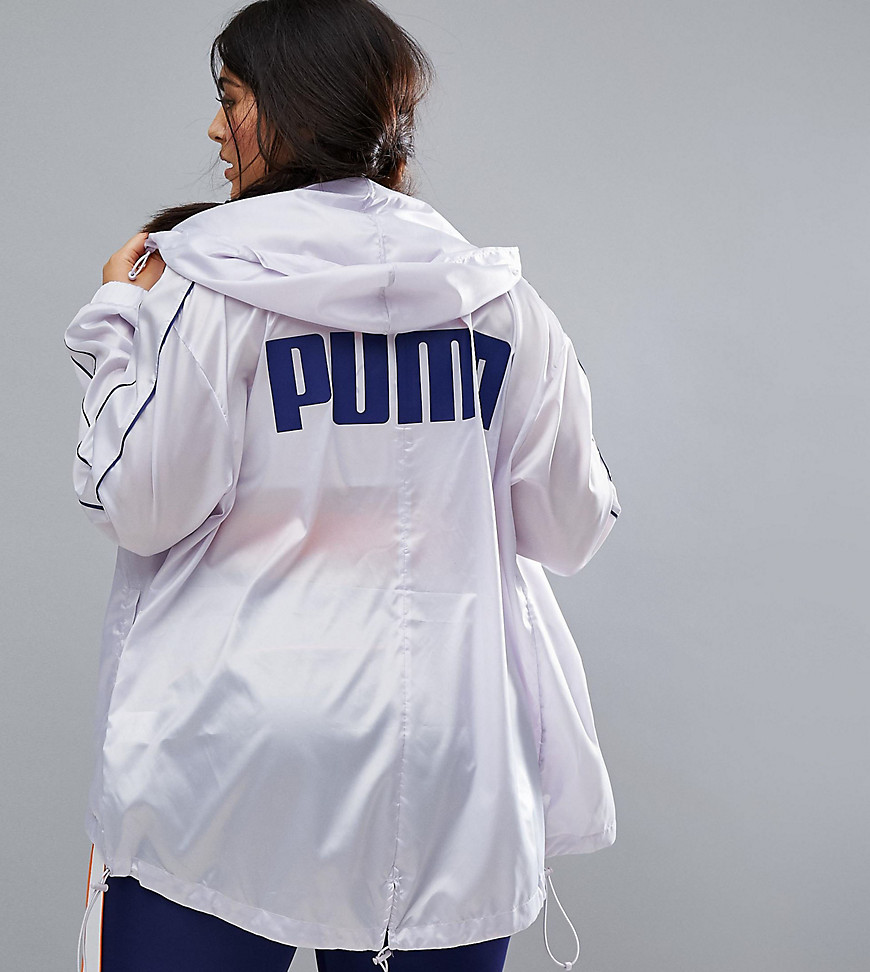 Puma Exclusive To ASOS Plus Windbreaker Jacket - Lilac