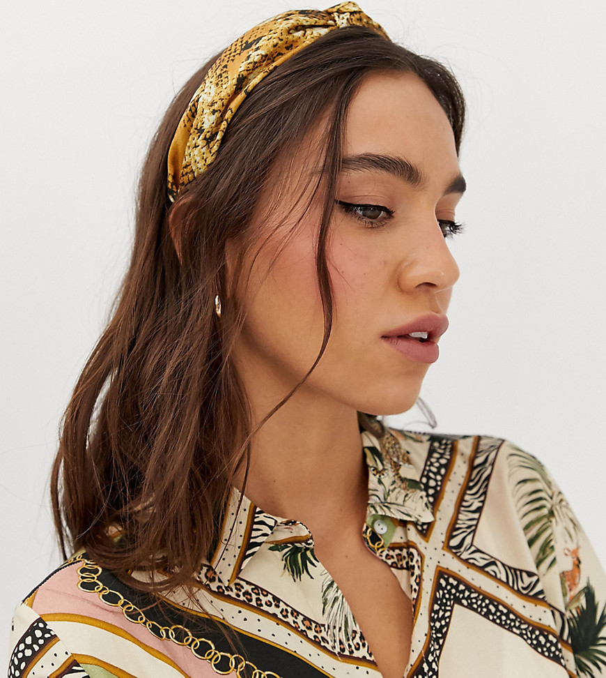 Missguided Alice headband in snake