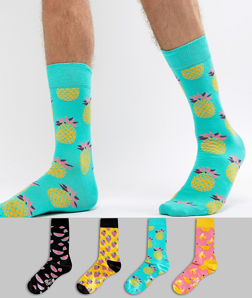 Подарочный набор из 4 пар носков Happy Socks - Мульти 