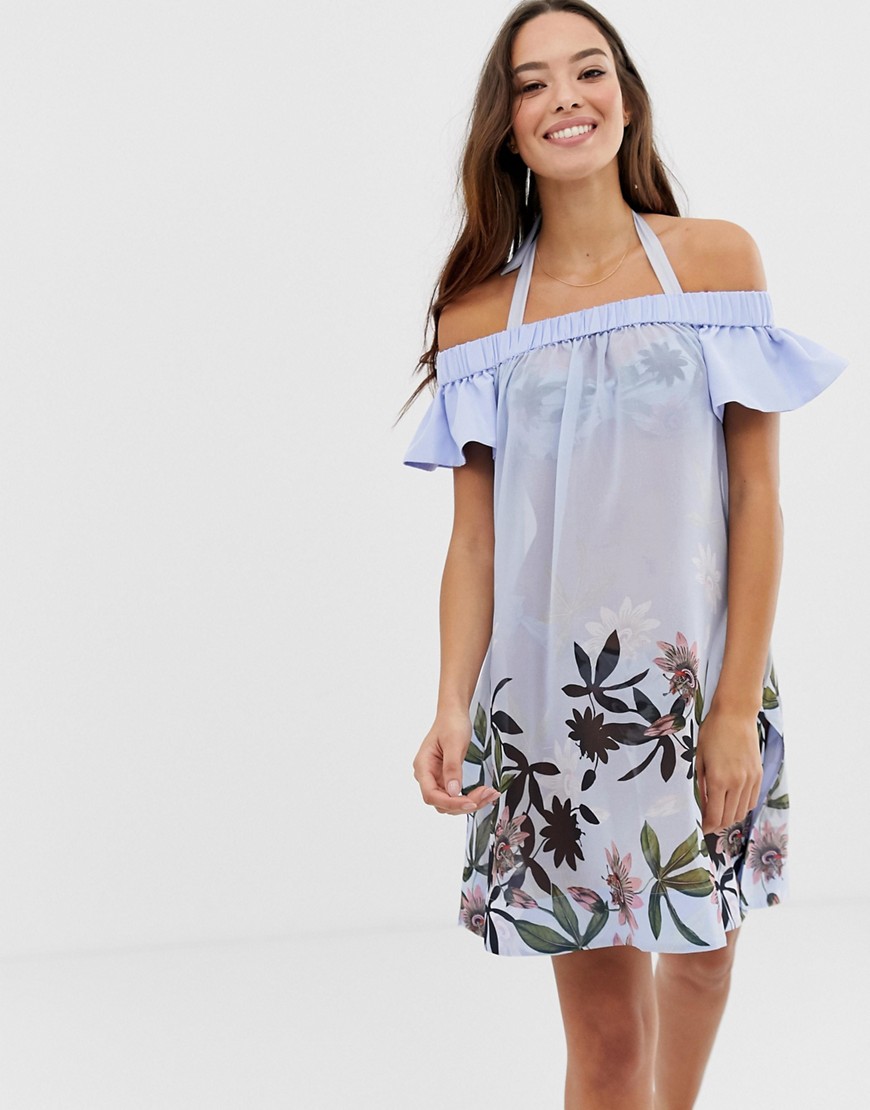 Ted Baker Belriaa floral bardot cover up