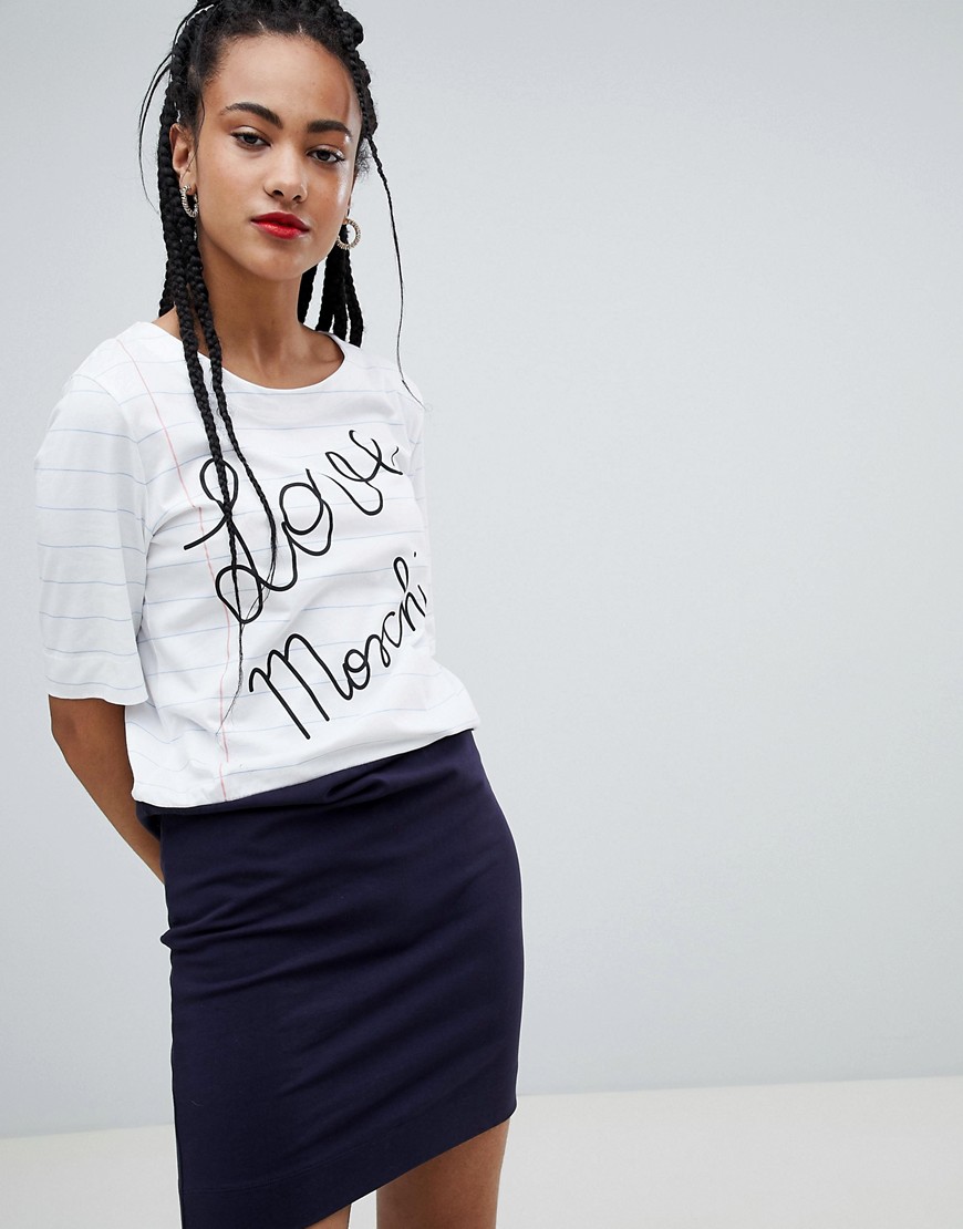 Love Moschino Contrast T-Shirt Dress - Y78