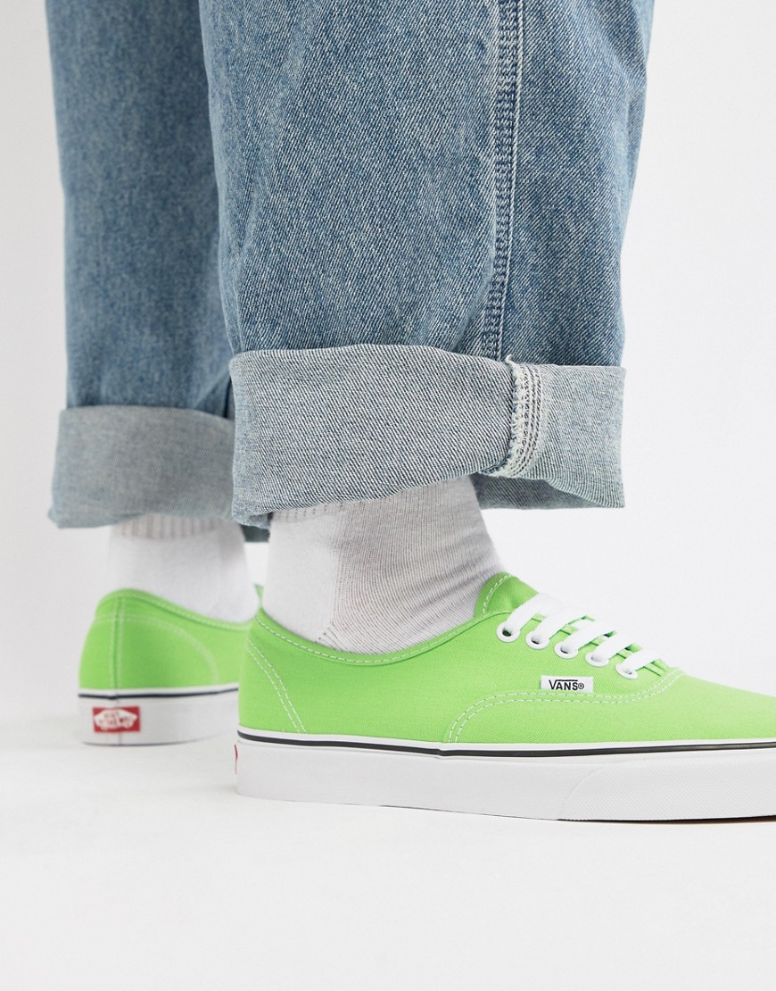 Vans Classic Authentic Trainers In Green VA38EM5SS - Green