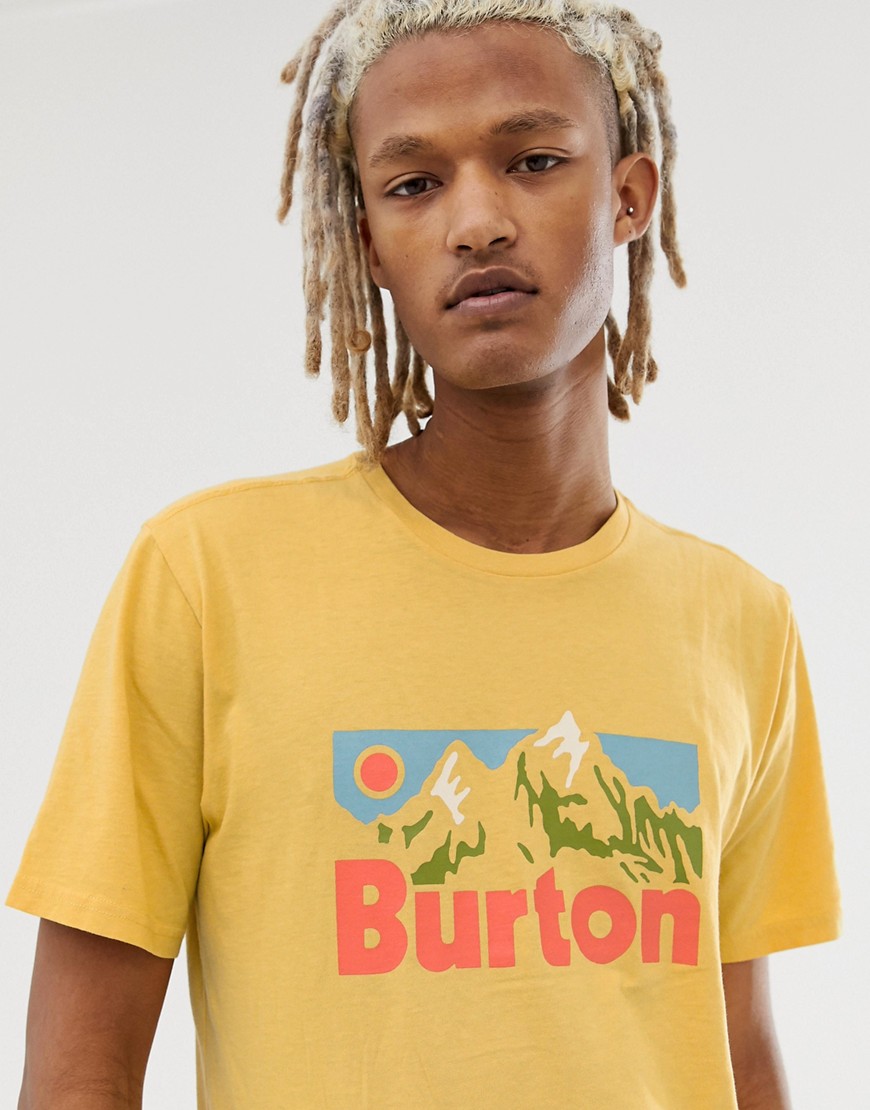 Burton Snowboards Friston t-shirt in yellow