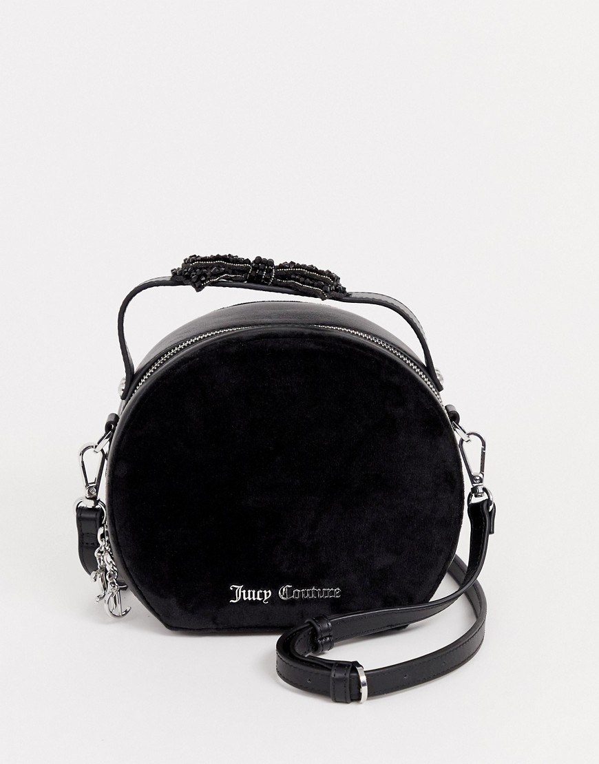Juicy Black Label burnett circle bow bag in black