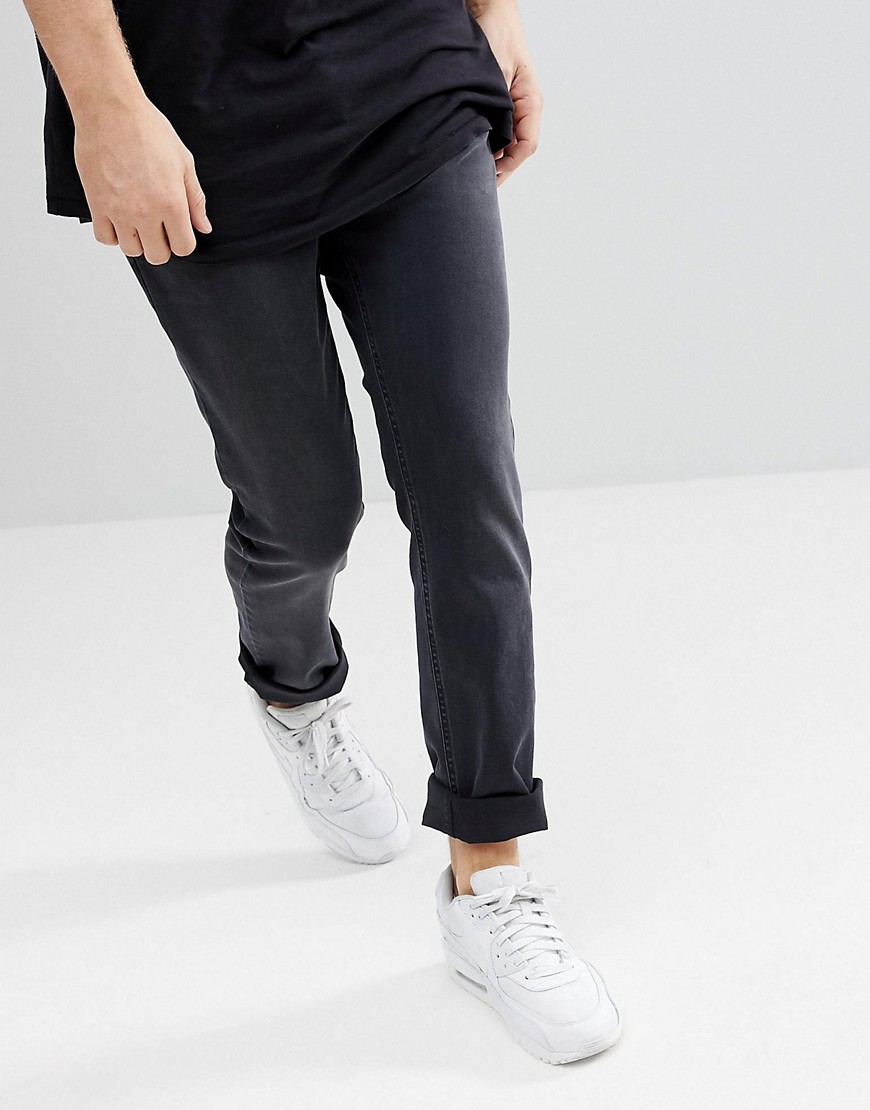 Cavalli Class Muscle Fit Jeans In Black - Black