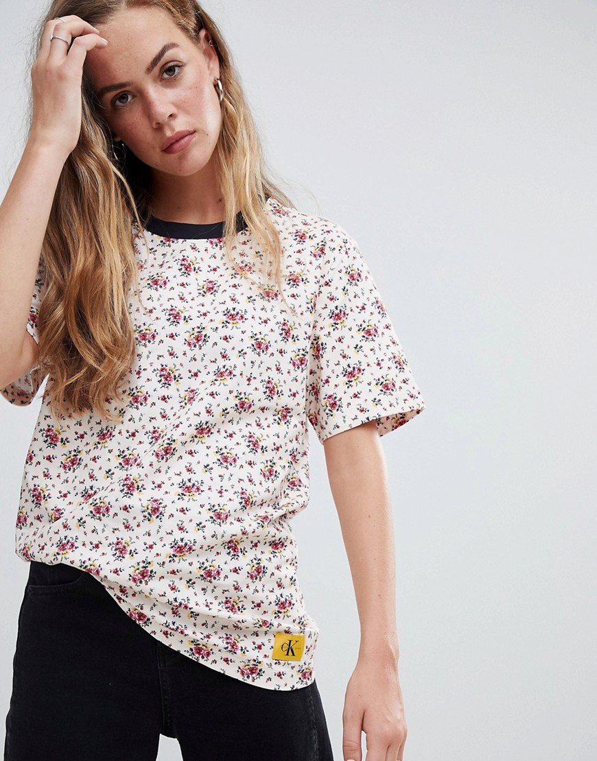 Calvin Klein Toros floral print t-shirt