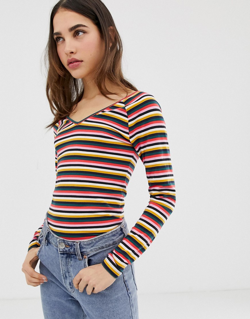 Only Fifi stripe long sleeved top