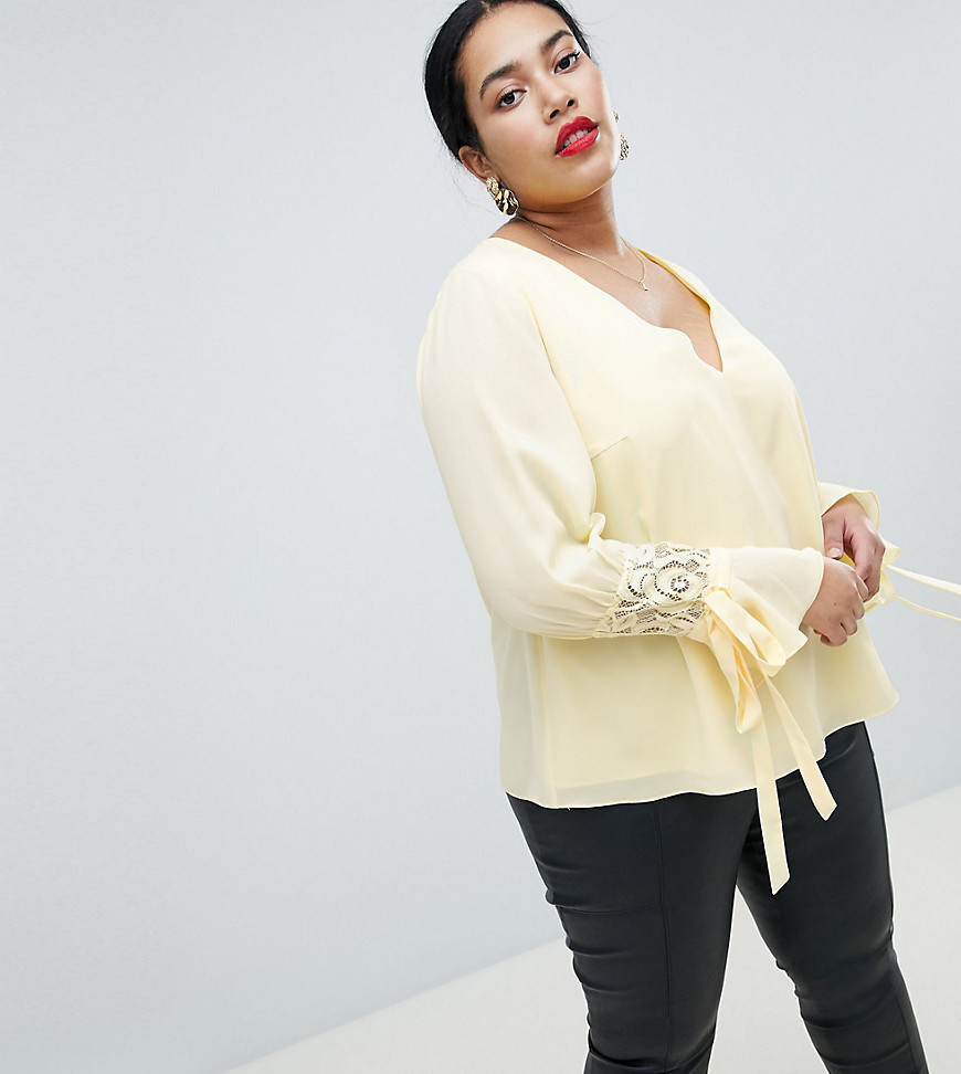 Lovedrobe Blouse With Ruched Sleeve