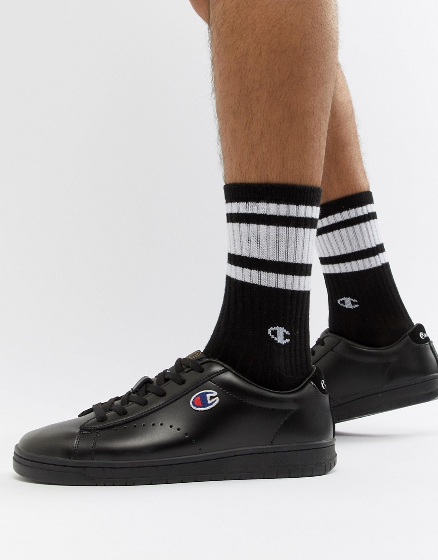 Champion 919 Low Trainers In Black - Black