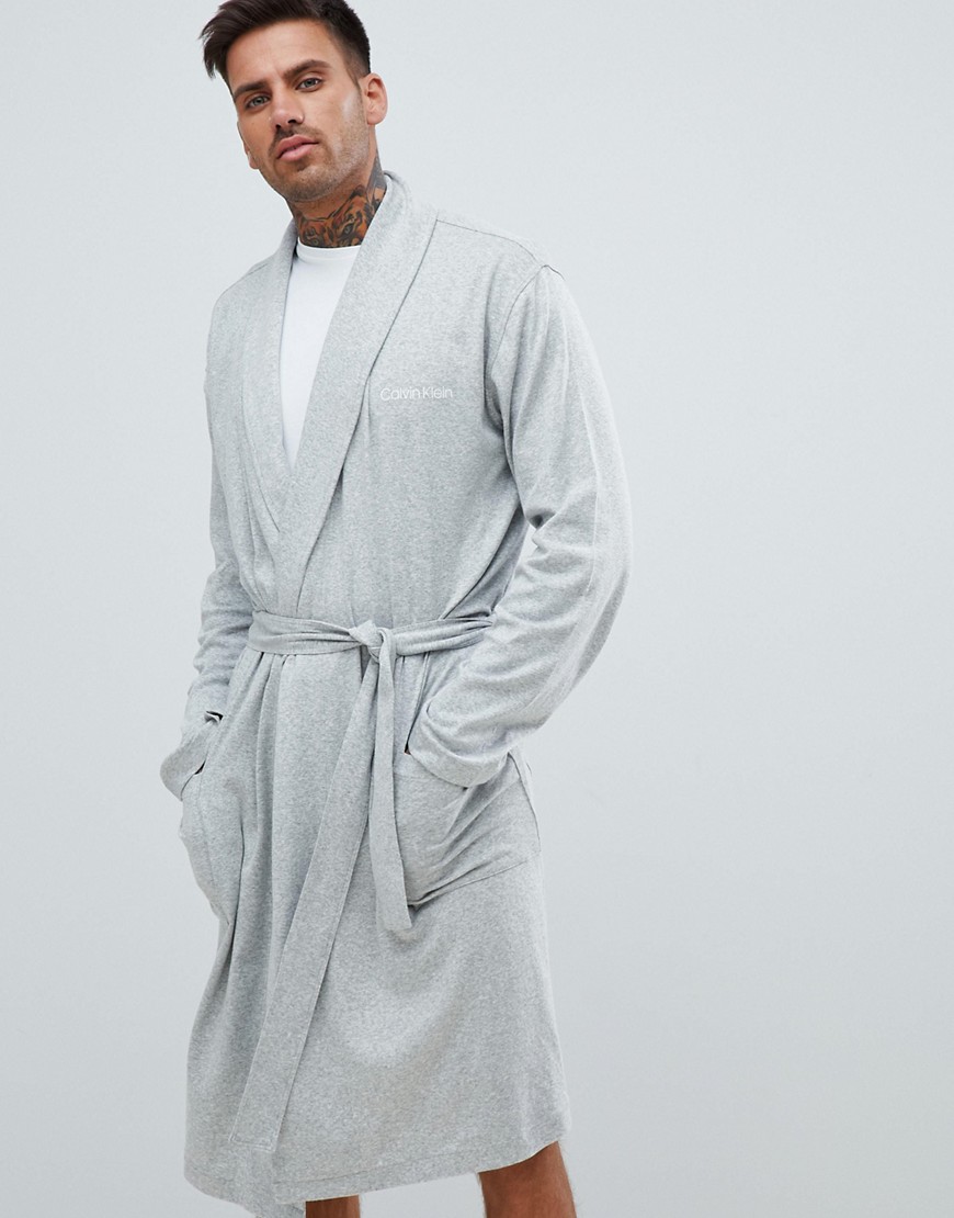 Calvin Klein dressing gown in cotton modal