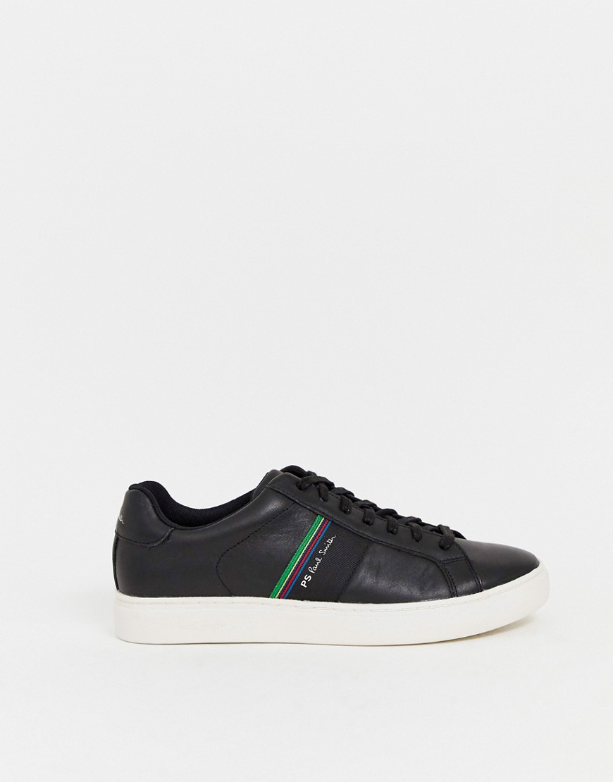 PS Paul Smith Rex leather trainer in black