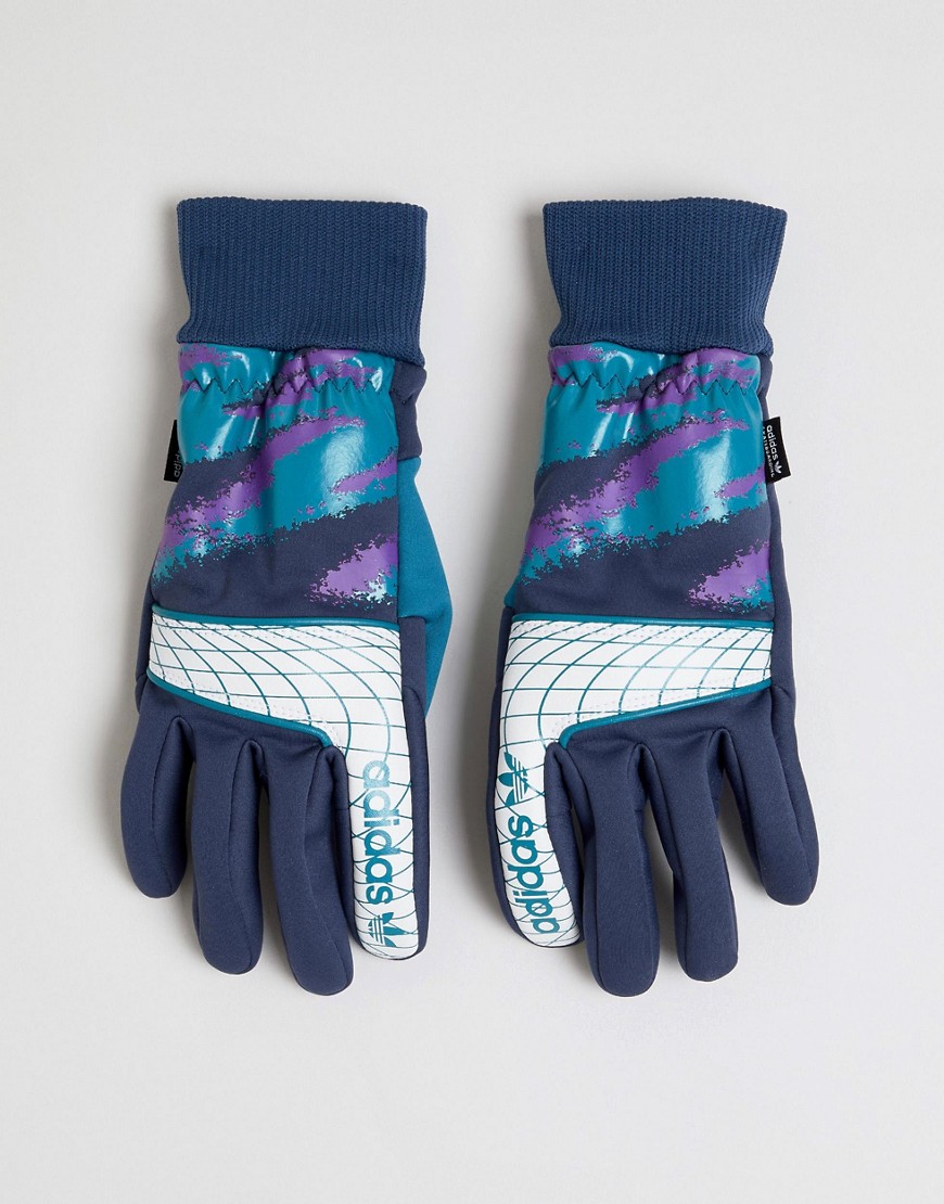 Adidas Skateboarding Goalie Gloves in Blue