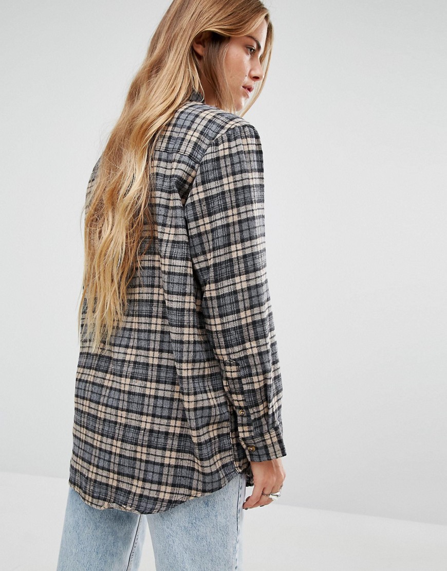 Reclaimed Vintage | Reclaimed Vintage Checked Boyfriend Shirt at ASOS
