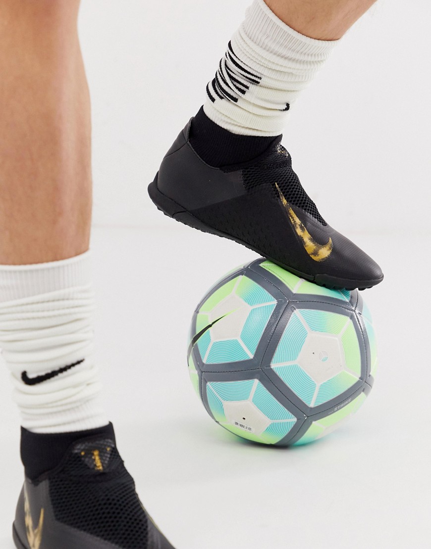 Nike Football phantom vision astro turf boots in black