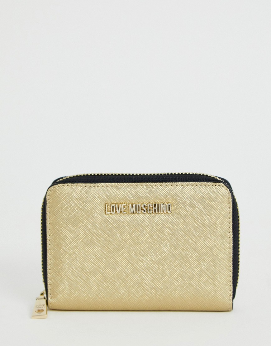 Love Moschino signature zip purse