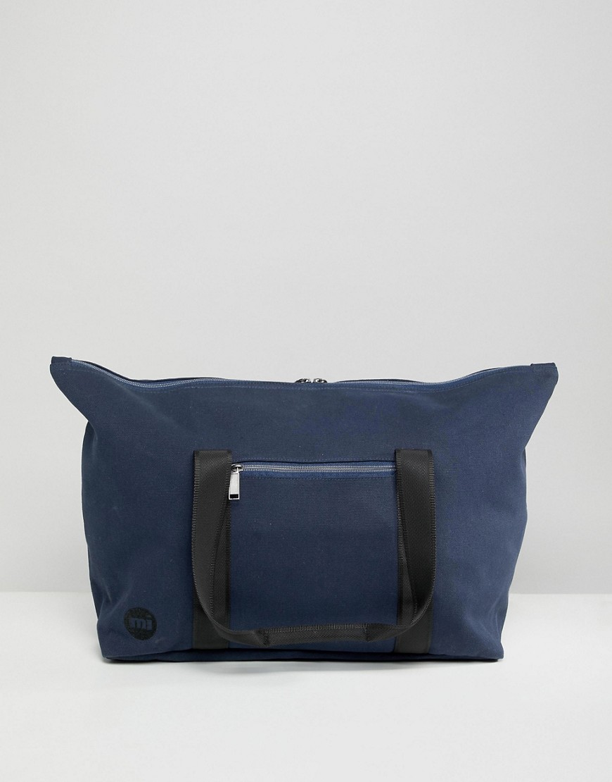 Mi-Pac canvas carryall bag in navy