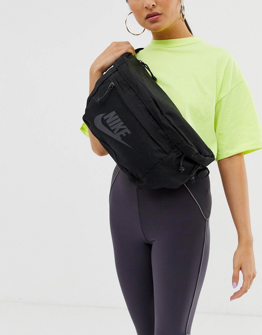 Nike Black Swoosh Logo Tech Bum Bag