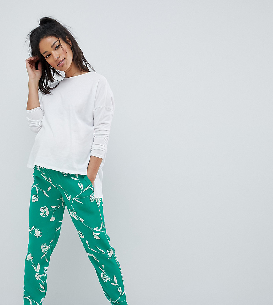 Mamalicious Floral Print Trousers