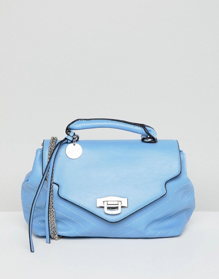 Sisley Chain Detail Blue Bag - Blue