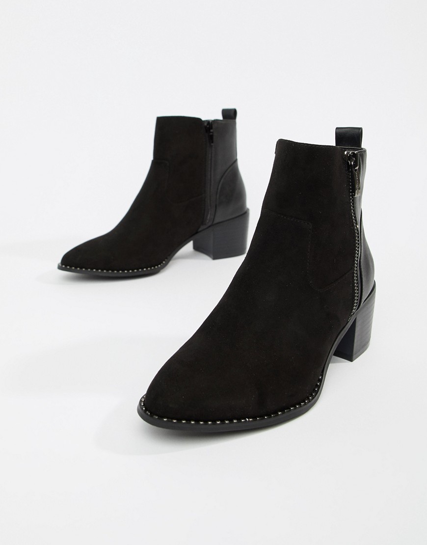 Head Over Heels Patricia Black Contract Casual Ankle Boots