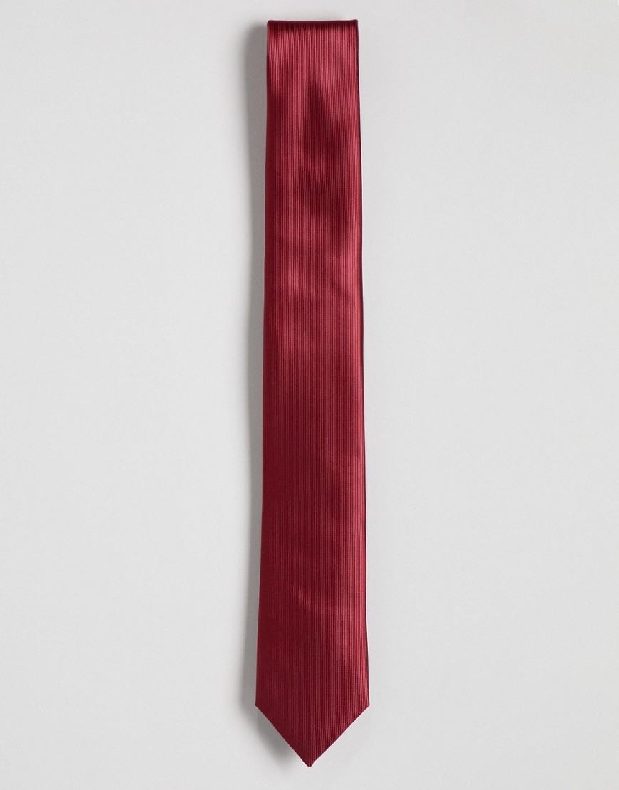 Красный однотонный галстук Gianni Feraud - Красный 