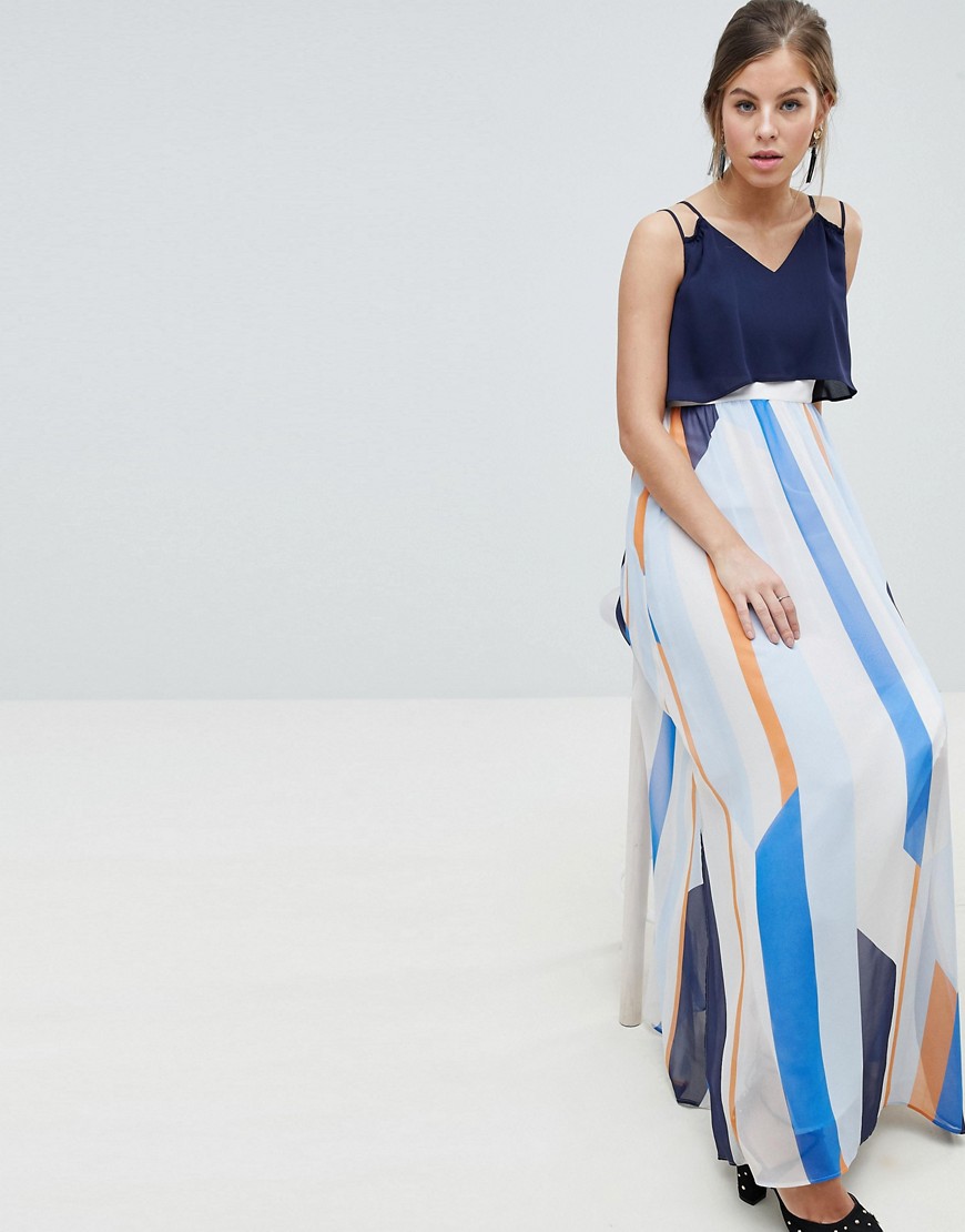 Coast Suri Striped Maxi Dress - Multi
