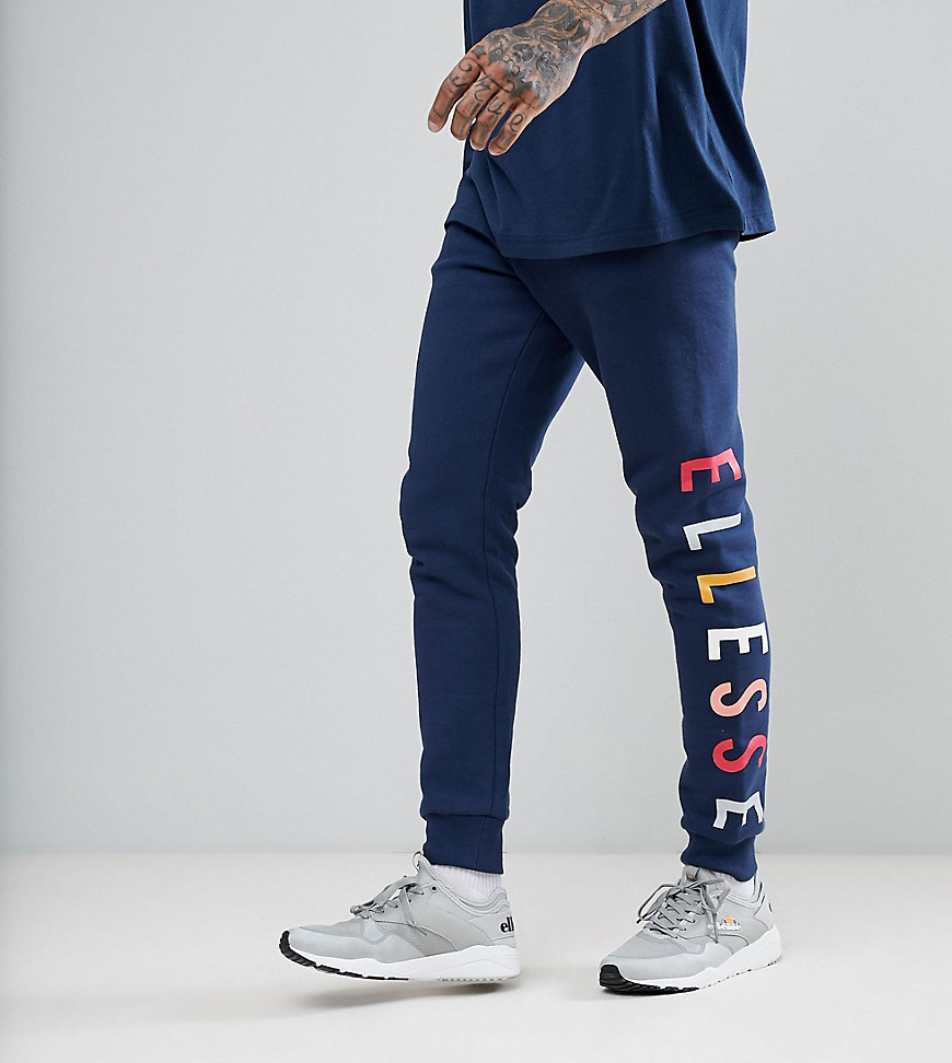 Ellesse Joggers With Large Logo - Navy