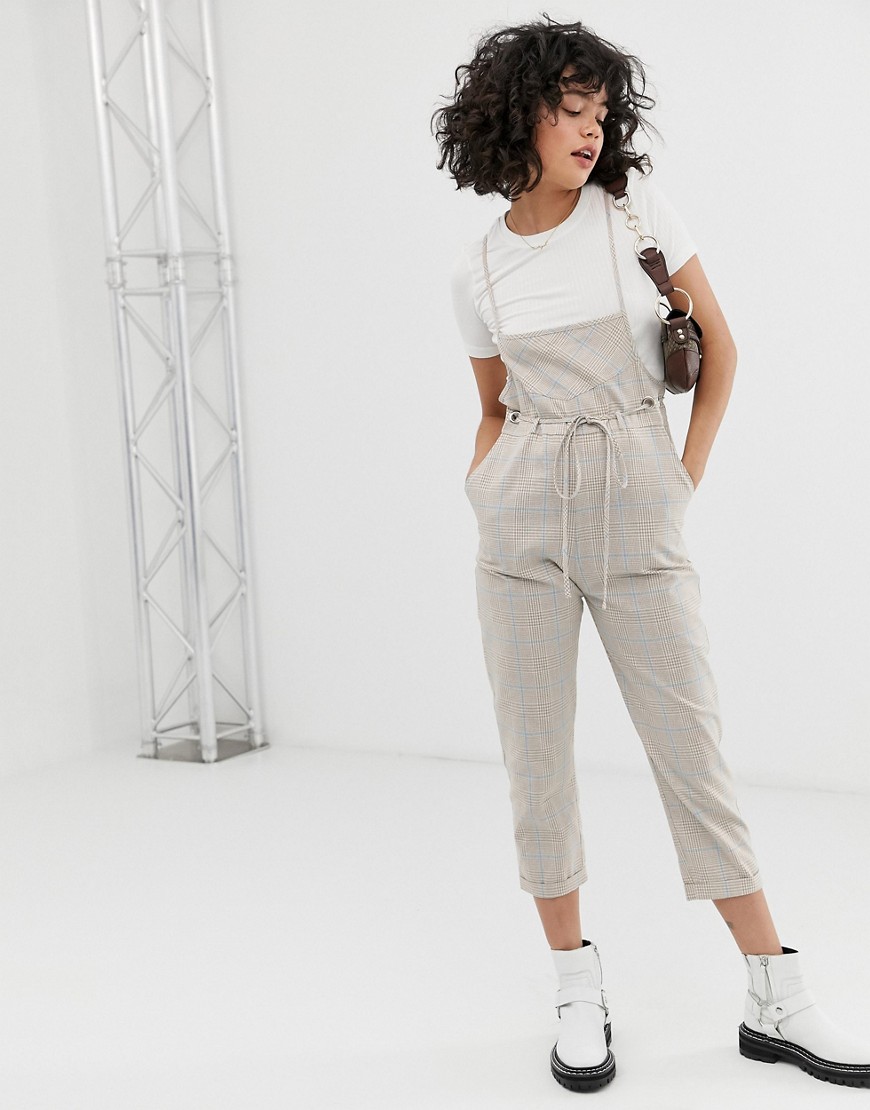 Wild Honey cami jumpsuit in check