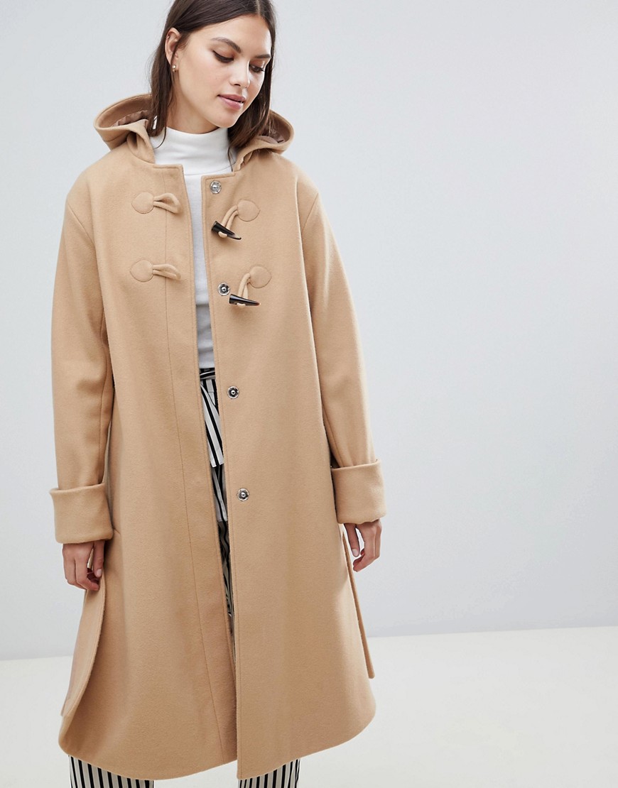 ASOS DESIGN minimal duffle coat