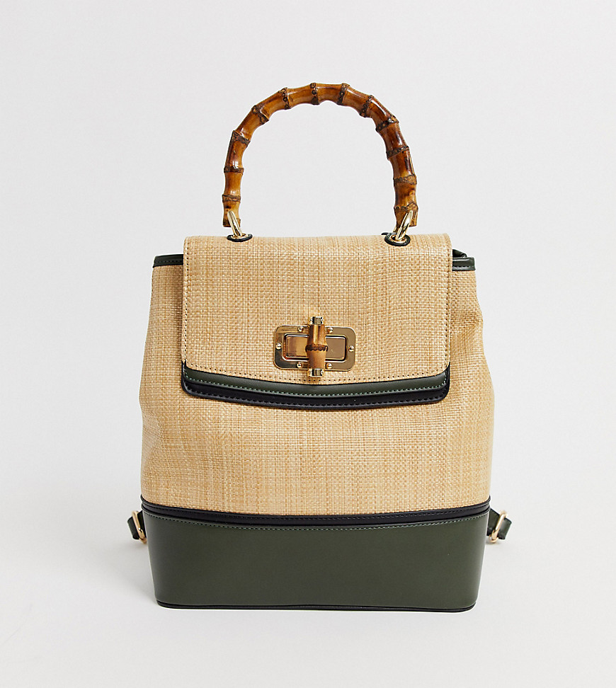 Skinnydip Salazar backpack with bamboo handle