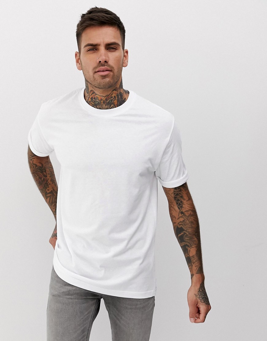 Bershka Join Life loose fit t-shirt in white