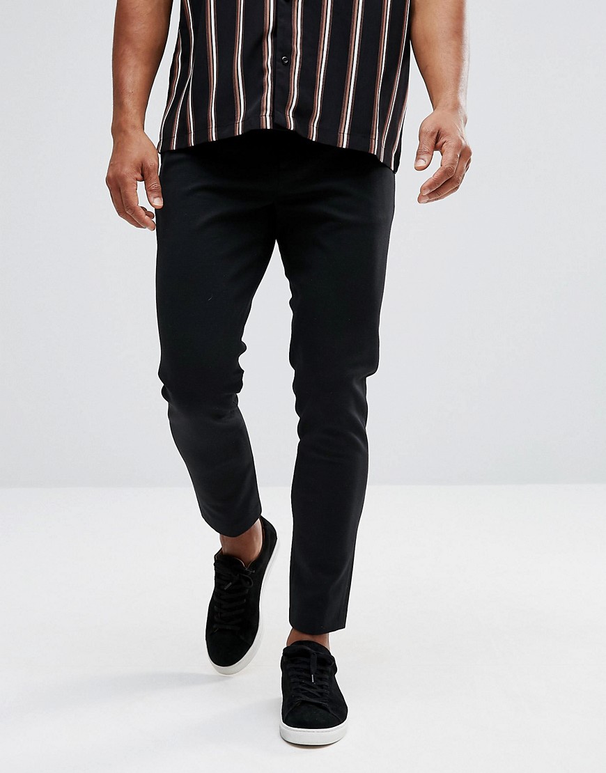 Clean Cut Copenhagen Slim Fit Jersey Trousers - Black