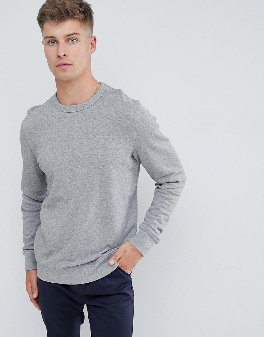 Produkt Basic Sweatshirt - Light grey melange