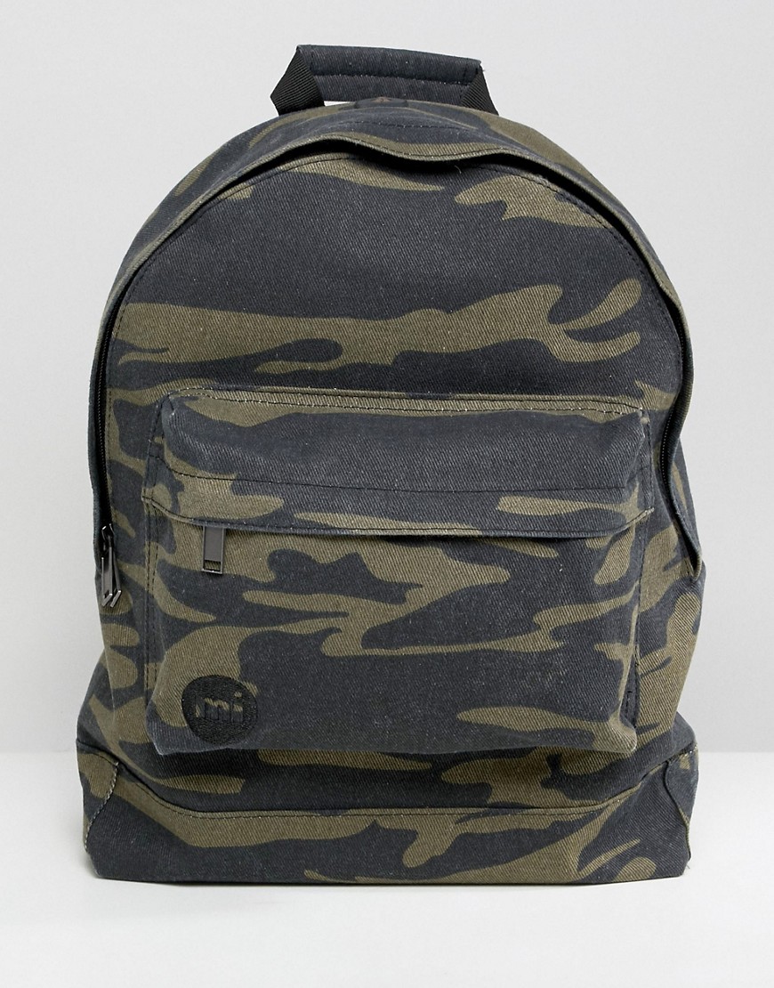 Mi-Pac canvas backpack in camo - Camo