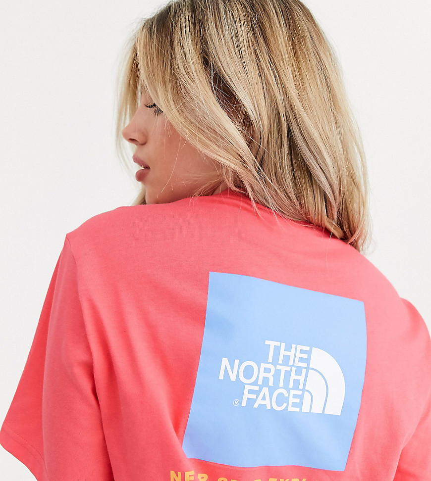 The North Face Red Box t-shirt in coral