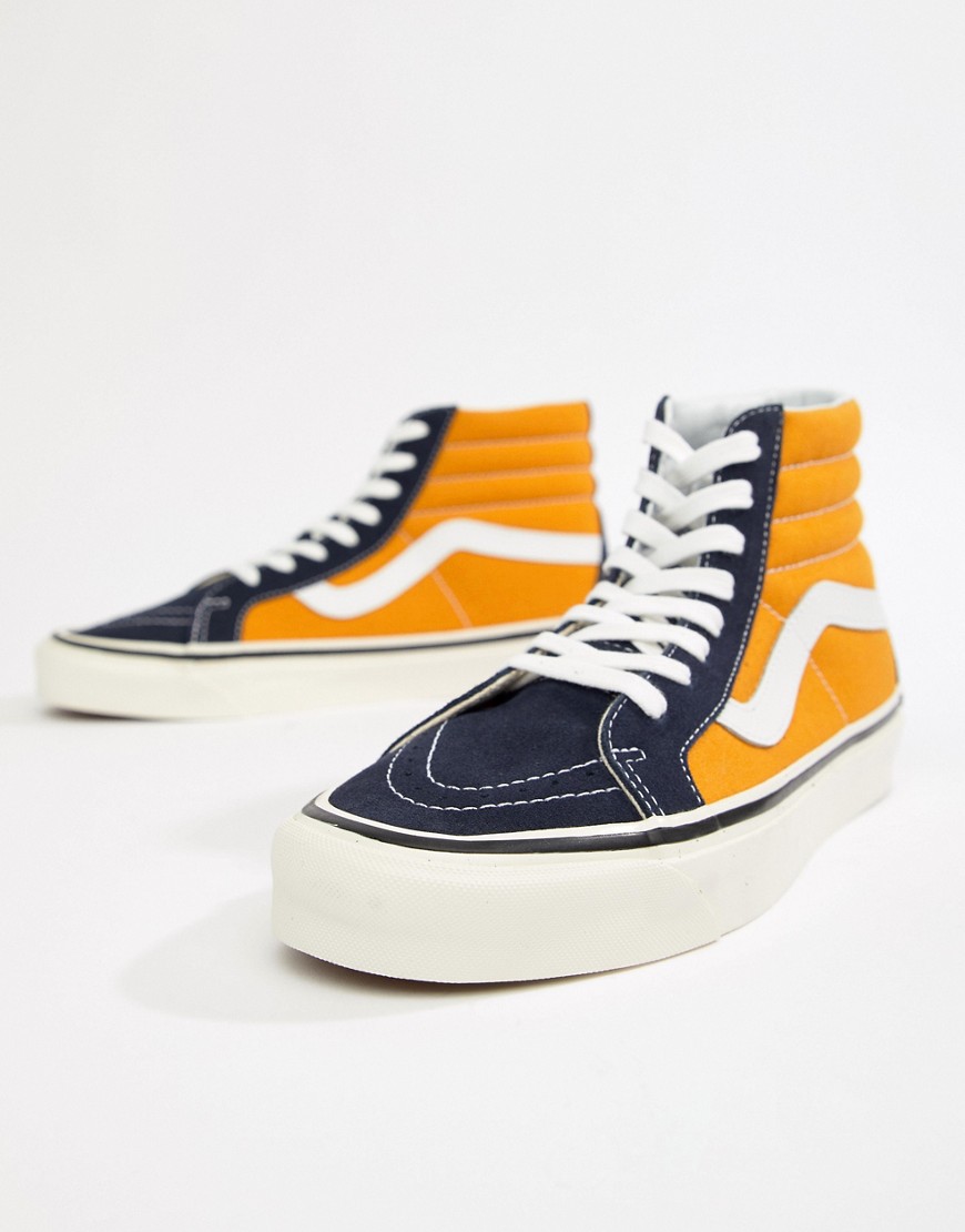 Vans SK8-Hi 38 DX Anaheim trainers in yellow VN0A38GFUBT1
