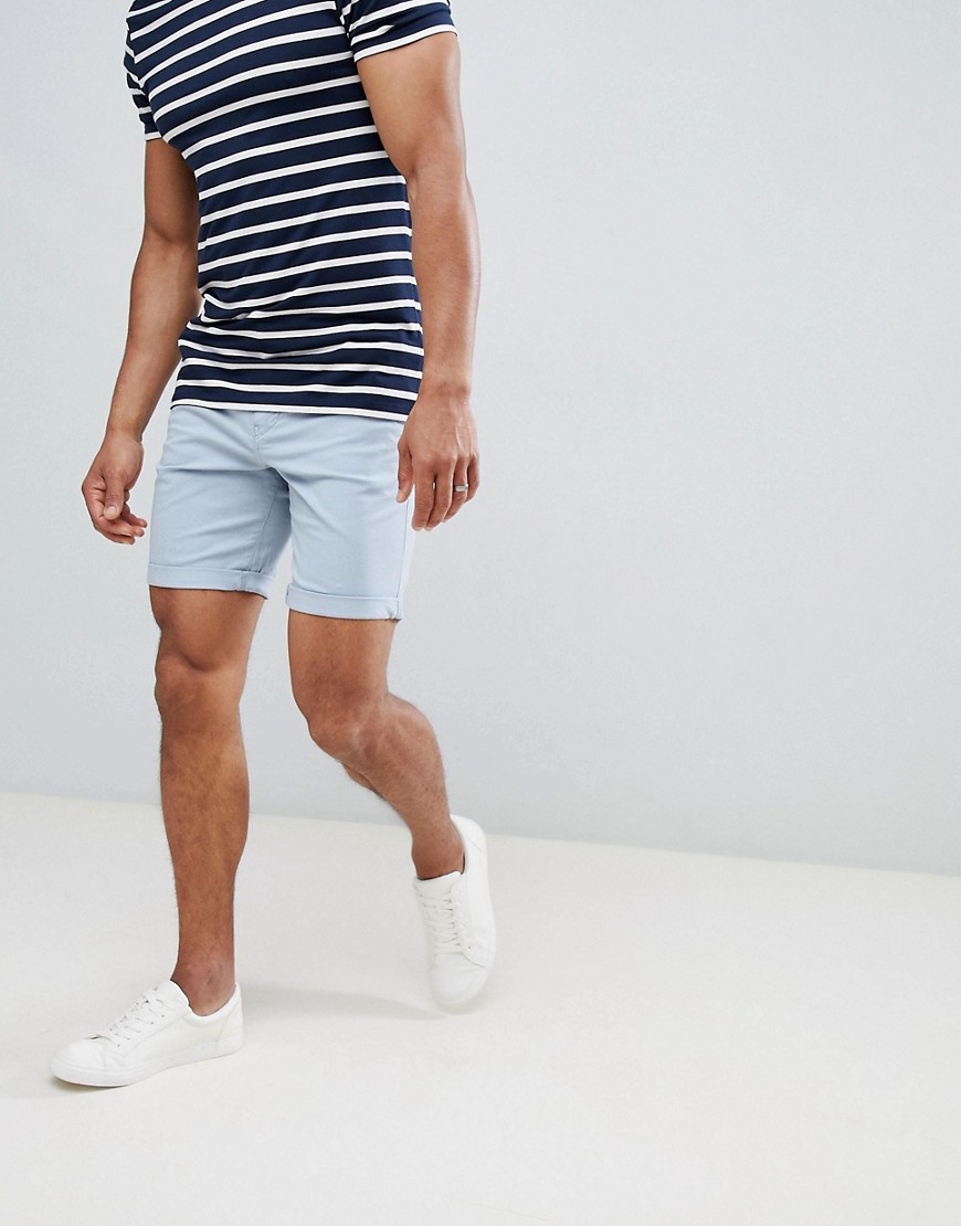Selected Homme Chino Short - Dusty blue
