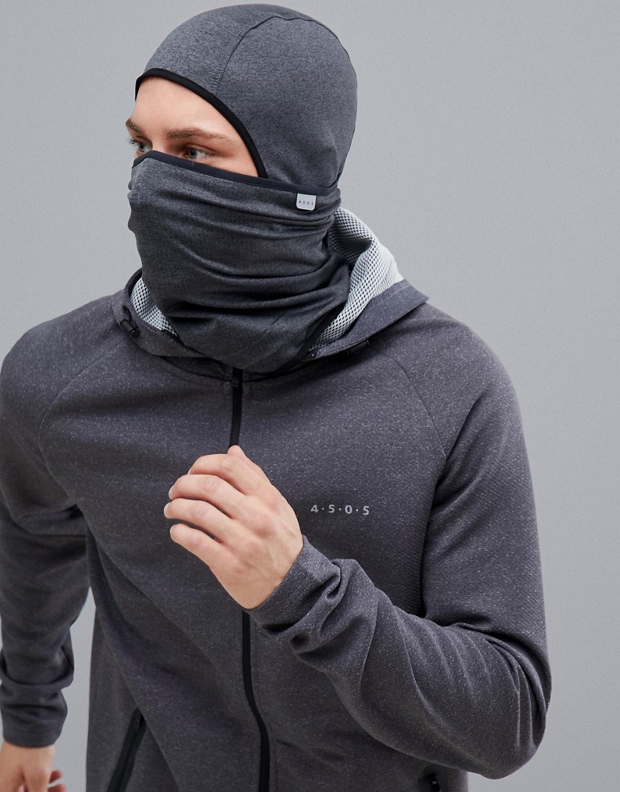 ASOS 4505 neck warmer with hood in technical brushed back fabric